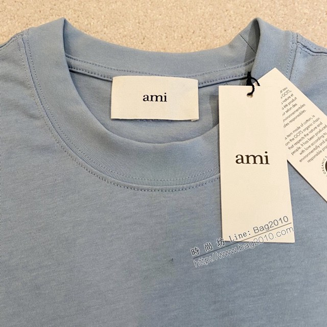 Ami專櫃2023SS新款兔年限定款刺繡T恤 男女同款 tzy2653